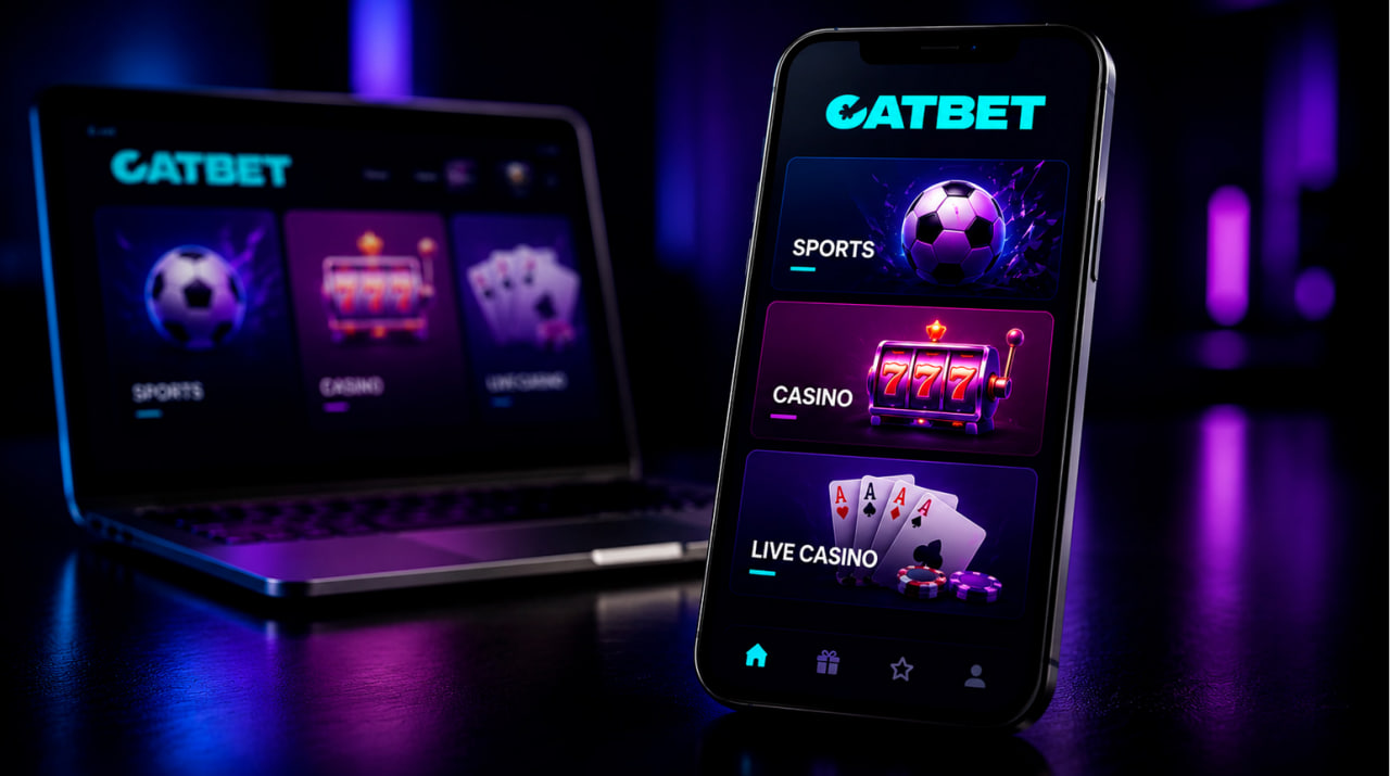 CATBET казино - главная страница