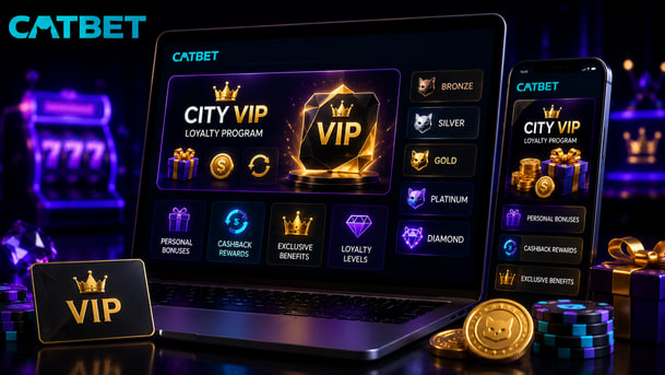 Программа лояльности City VIP в CATBET
