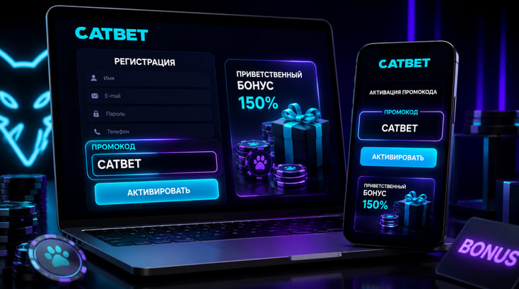 как активировать промокод CATBET  